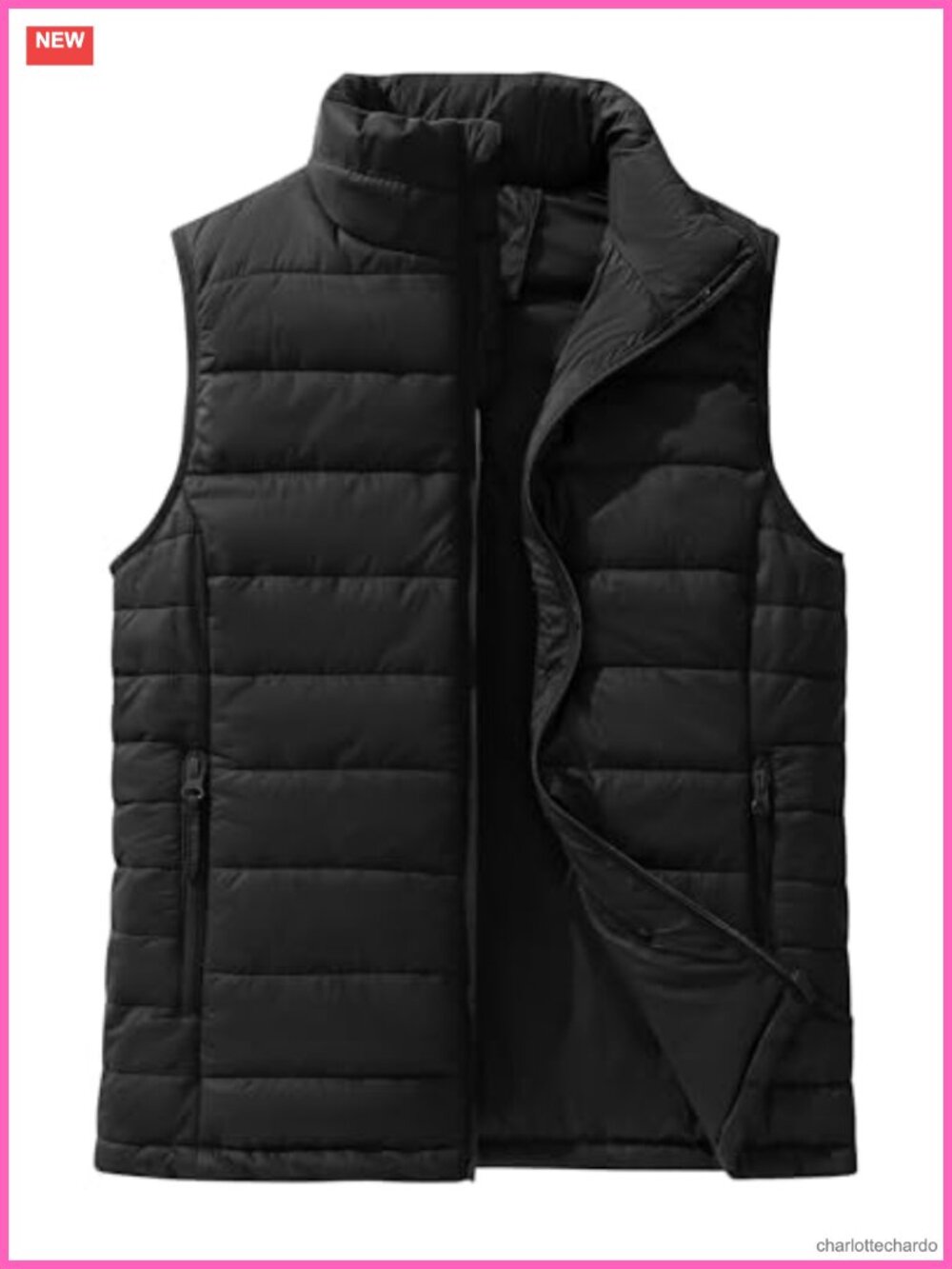 Women's Quilted Puffer Vest Lightweight Packable Zip Up Outerwear